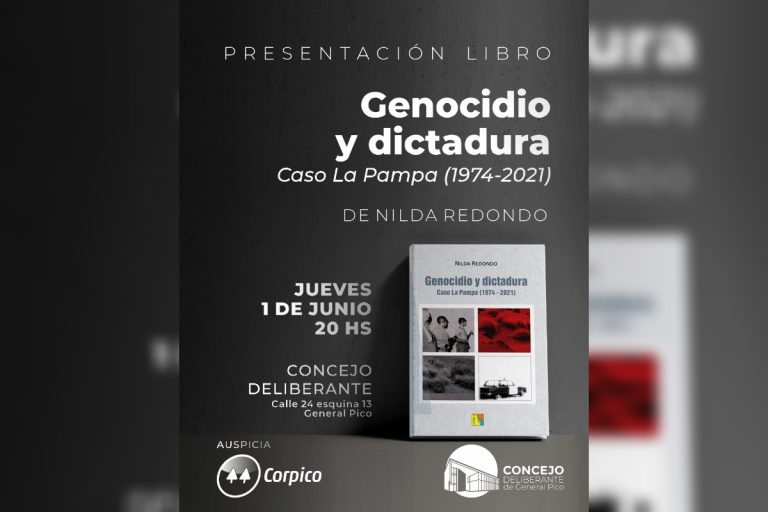 Se presentará en el Concejo Deliberante el libro Genocidio y dictadura: caso La Pampa (1974-2021) de Nilda Redondo