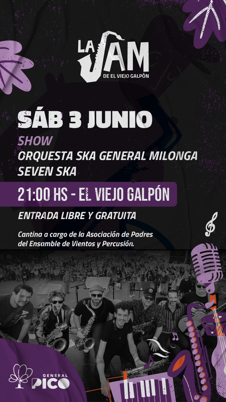 Clase abierta de producción musical y JAM a puro Ska este sábado