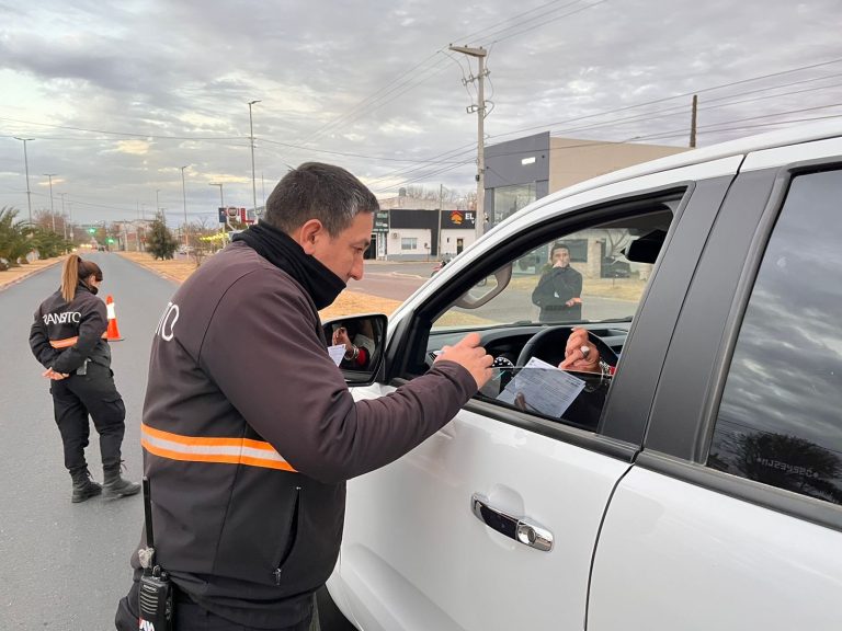 Labraron 35 infracciones de tránsito y se retuvieron 15 vehículos en la última semana en Pico
