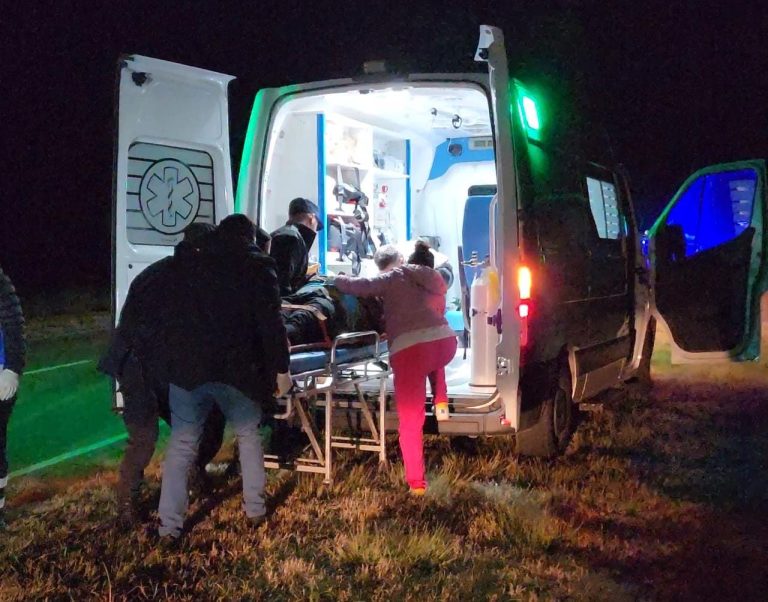 Accidente en ruta provincial: joven de 28 años se desvanece en plena ruta y cayó sobre la cinta asfáltica