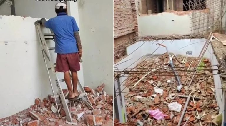Un hombre se separó de su mujer y tiró abajo la casa en la que vivían: “No construyan en lo de sus suegros”