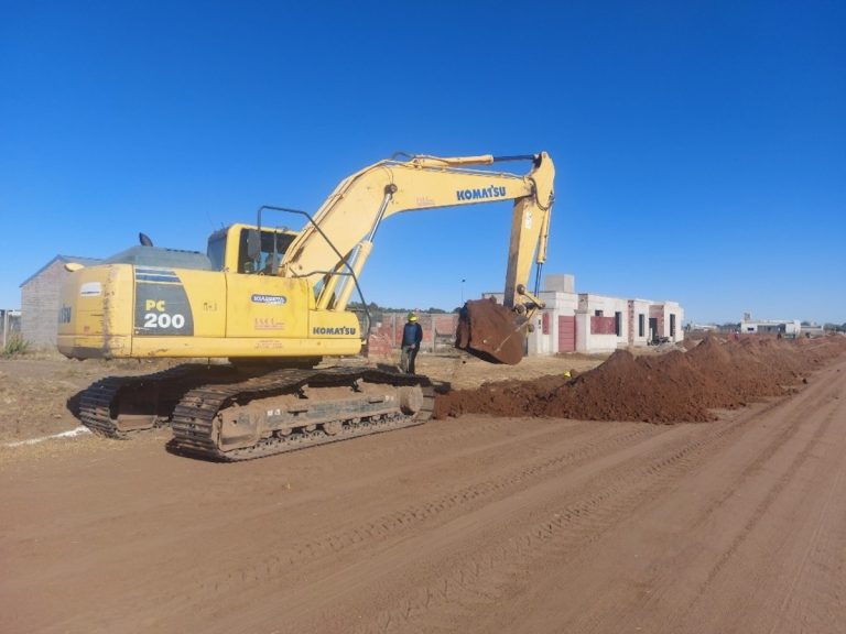 La nueva cisterna de agua en Pico abastecerá a 600 familias del Barrio “Los Horneros”