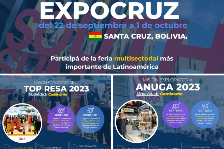 El Gobierno pampeano convoca a empresas para participar de ferias en Bolivia, Alemania y Francia