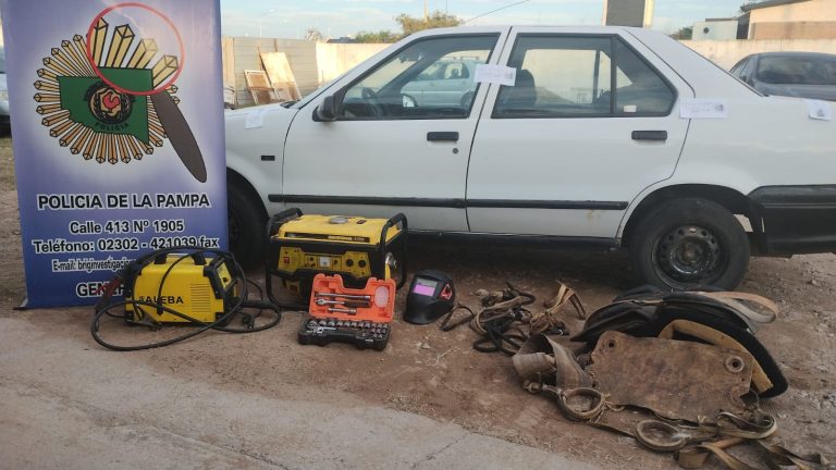 Brigada de Investigaciones de la UR II esclarece caso de robo en un campo cercano a General Pico y detiene a sospechosos