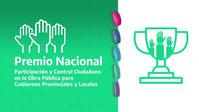 Un municipio pampeano entre los ganadores del Premio Nacional a la Participación y el Control Ciudadano impulsado por el Ministerio de Obras Públicas y el Observatorio de la Obra Pública
