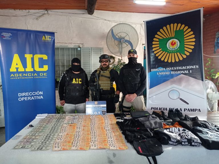 Detenida la peligrosa banda de “Los Medidores” que operaba en La Pampa tras una serie de allanamientos