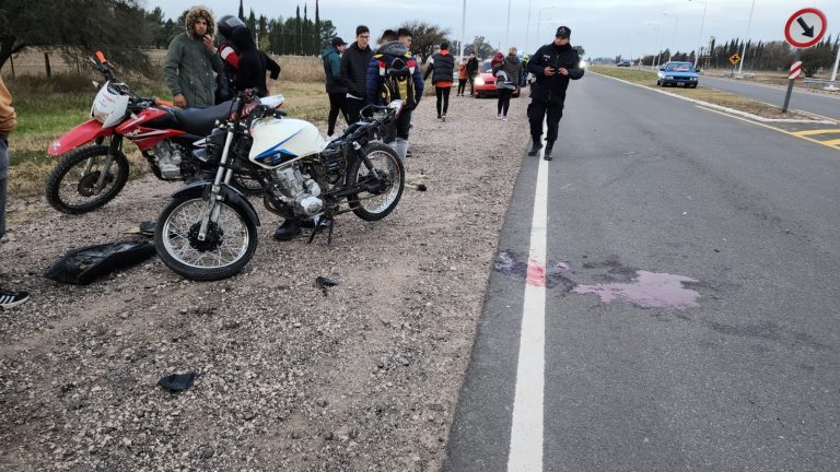 El motociclista accidentado en el acceso a Arata es operado por una compleja fractura en la pierna