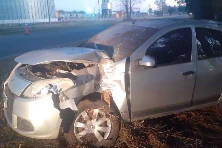 Padre e hija de General Pico se accidentaron al Sur de Huinca
