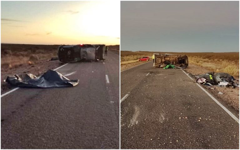 Un muerto y un herido grave en un trágico accidente en Ruta Nacional 152