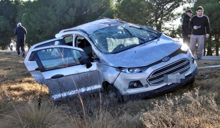 Vuelco en la Ruta Provincial 101 a 5 km de General Pico deja un herido