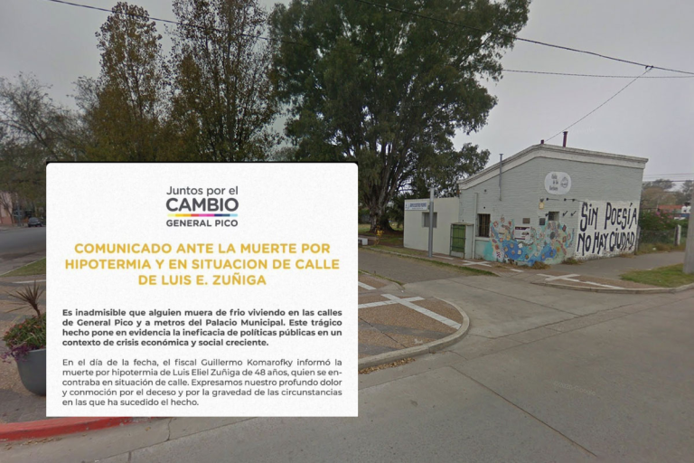 Dirigentes de Juntos por el Cambio criticaron “la ineficacia de políticas públicas” del gobierno ante la muerte por hipotermia del hombre en situación de calle