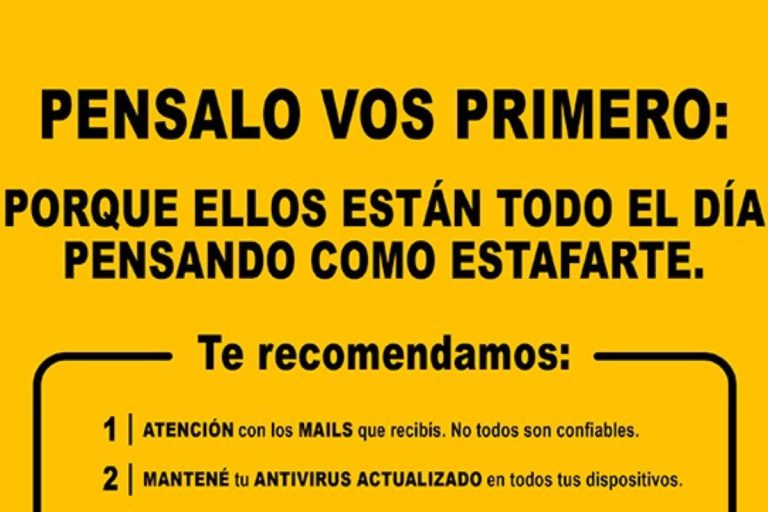 Prevención de estafas: El Banco de La Pampa recuerda cuidados para defenderte del Virus Malware en tus operaciones