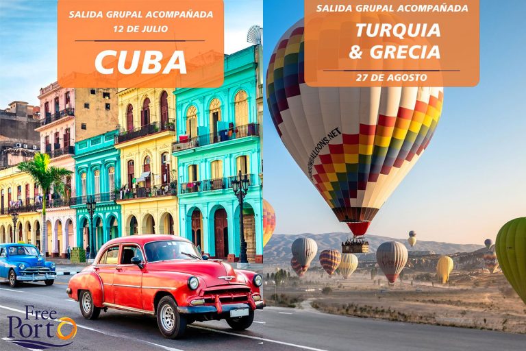 No te pierdas la oportunidad de cumplir tu sueño para conocer Cuba, Grecia y Turquía con la excelencia de FreePort