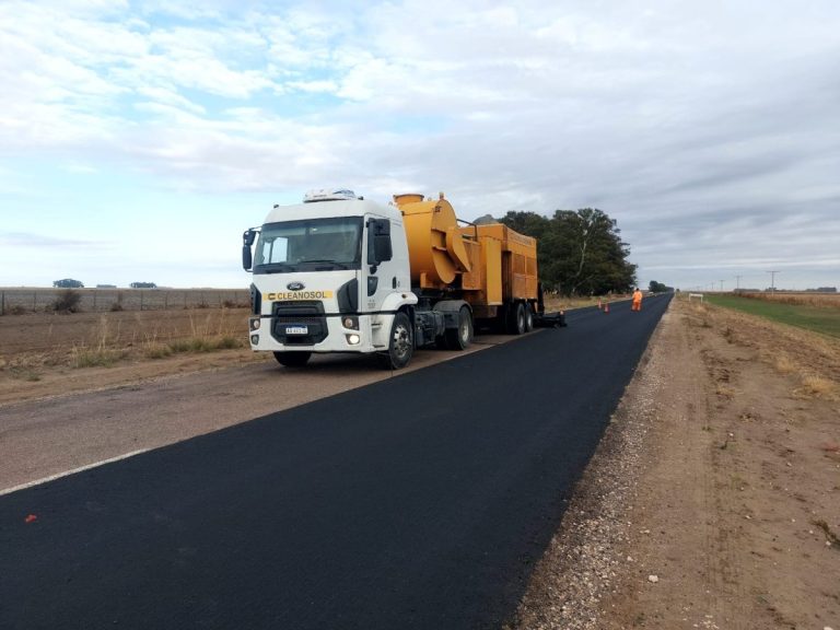 Quedó repavimentado el acceso a Agustoni