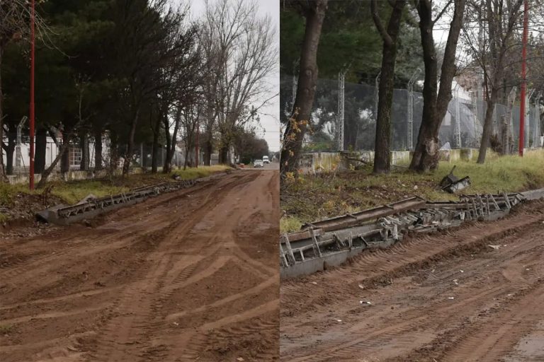 En Ingeniero Luiggi realizan obras de saneamientos para encauzar aguas de lluvia y proteger el casco urbano