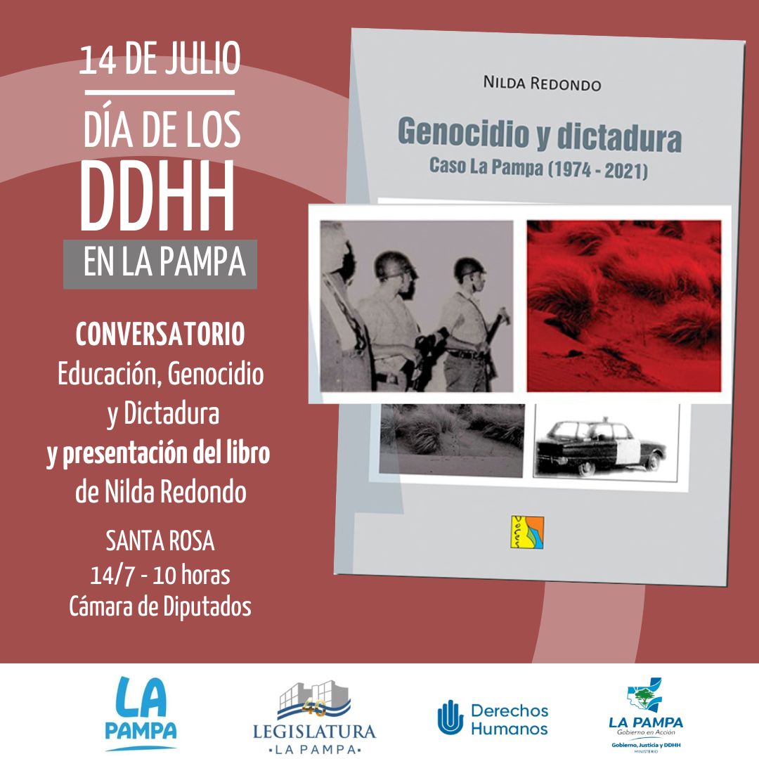 Día de los DDHH en La Pampa: conversatorio “Educación, Genocidio y Dictadura”