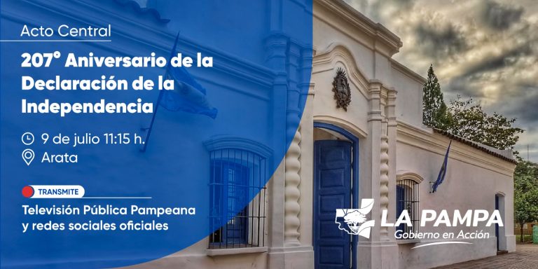 EN VIVO: mirá aquí en acto central por el 9 de julio en La Pampa