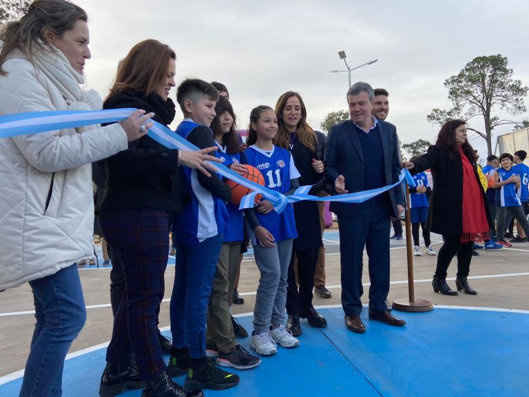 Impulso deportivo y social: Inauguran playón deportivo en General Pico