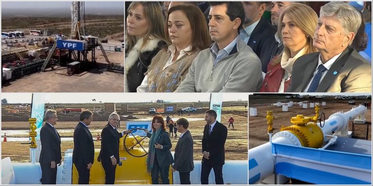 «La Pampa es protagonista, una vez más» afirmó Ziliotto tras la inauguración del Gasoducto Néstor Kirchner