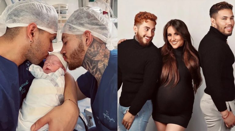 Dos venezolanos cumplieron el sueño de ser papás gracias a su tía que gestó al bebé: “Es nuestra heroína”