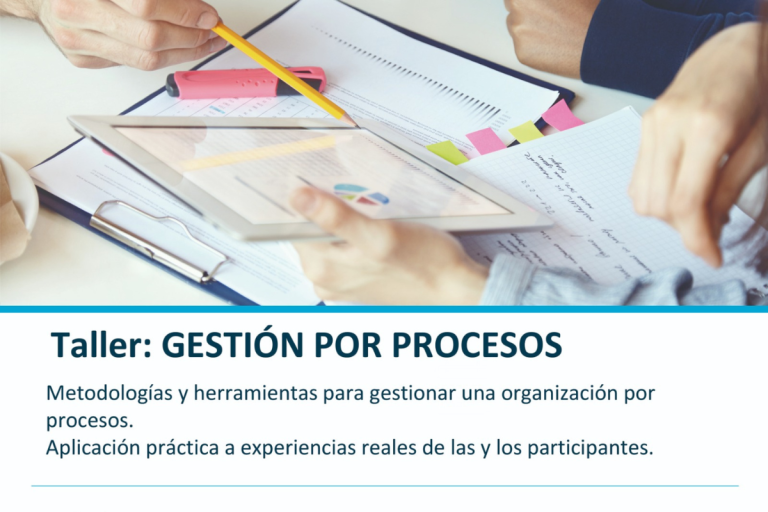 Desde el 3 de agosto se dictará un Taller de Gestión de Procesos: aún hay tiempo para registrarse