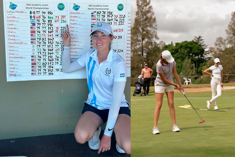 Destacadísima actuación de la golfista piquense Malena Castro en un torneo en Estado Unidos: de 171 participantes, terminó en el puesto 10