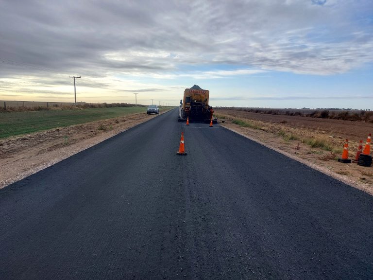 Continúa la repavimentación en la Ruta Provincial 1: la obra lleva un 38% de ejecución en sus 121 kilómetros de extensión