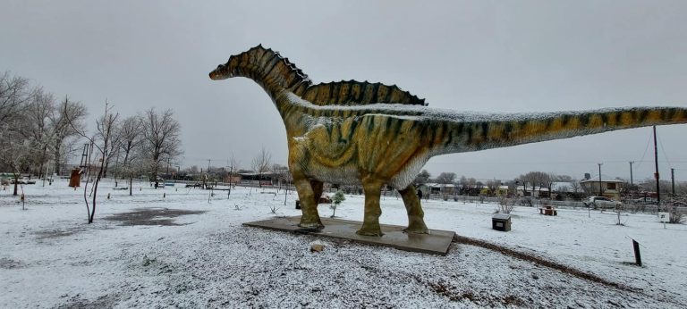 Está nevando en 25 de Mayo y paraje El Sauzal: Se espera una nueva crecida del río Colorado