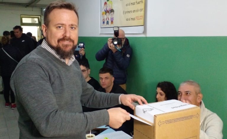 Guillermo Coppo votó y afirmó que fue una campaña “hiper nacionalizada”