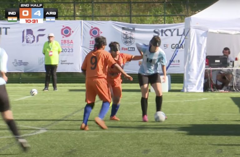 Gran victoria de “Las Murciélagas” frente a la India en el Mundial IBSA y excelente participación de la pampeana Guillermina Corrales