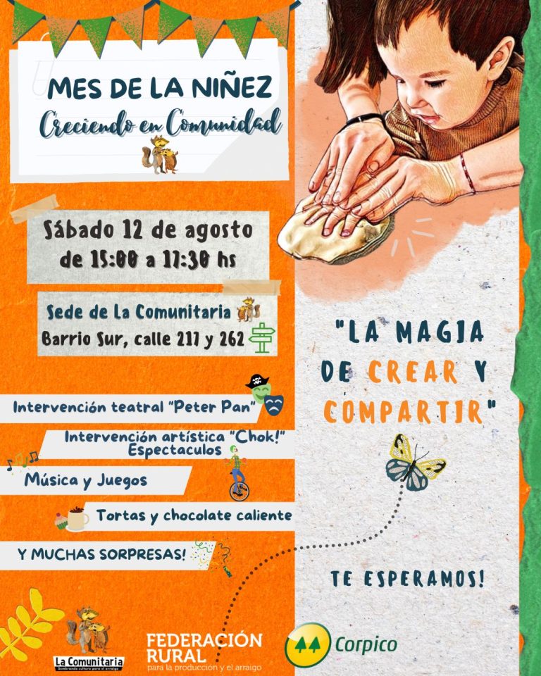 Esta tarde, La Comunitaria invita a celebrar el mes de las infancias en el Barrio Sur