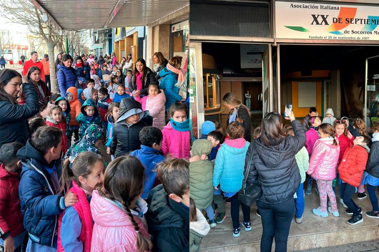 Más de 1500 niños de jardines de General Pico participaron en jornadas de cine por el Día de la Niñez, Organizadas por la Asociación Italiana XX de Septiembre