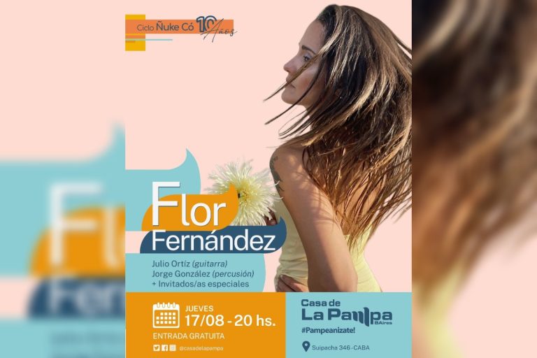 Flor Fernández desvela ‘Aflorar’: concierto de presentación en la casa de La Pampa con invitados especiales