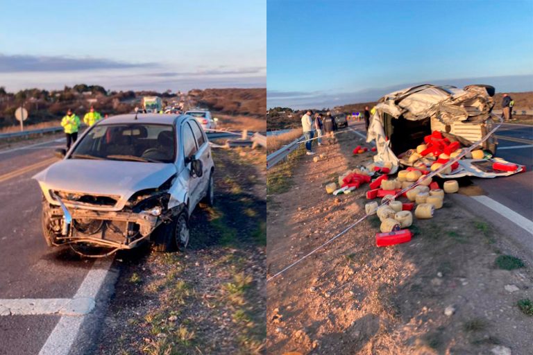 Grave accidente en Ruta Nacional 35 cerca de Santa Rosa deja un herido