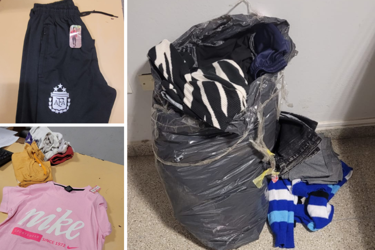 Una comerciante denunció el robo de ropa de su tienda, la Policía encontró esa mercadería en la casa de un familiar de la denunciante y ahora una mujer fue imputada por hurto