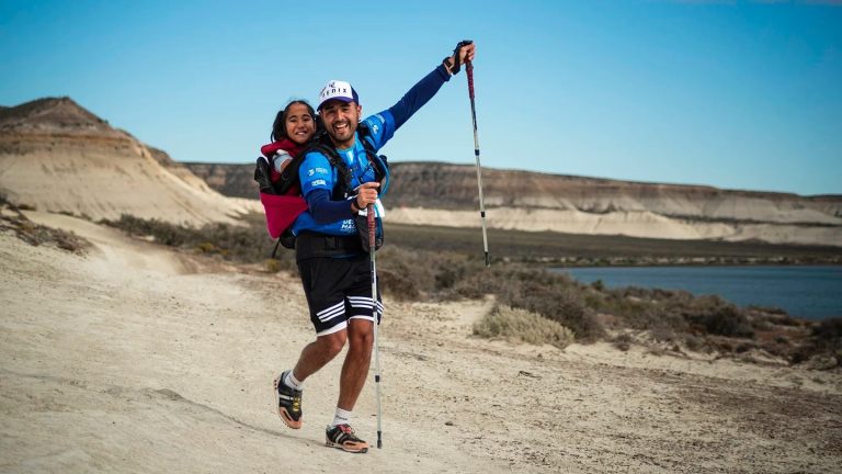 Milagros, la nena sin brazos ni piernas que cumplió su sueño de correr por la Patagonia