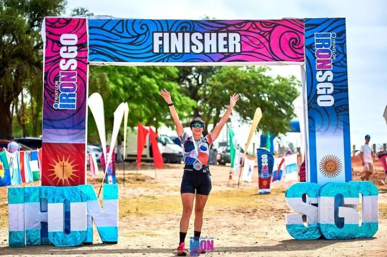 Julieta Piacenza: la piquense que participó por primera vez de un Ironman y salió primera en su categoría