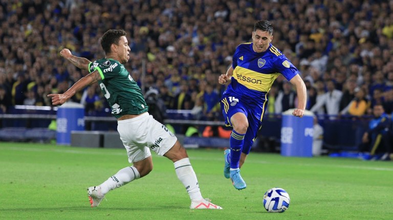 Boca dominó, pero no pasó del empate con Palmeiras en la ida de semifinales de la Copa Libertadores