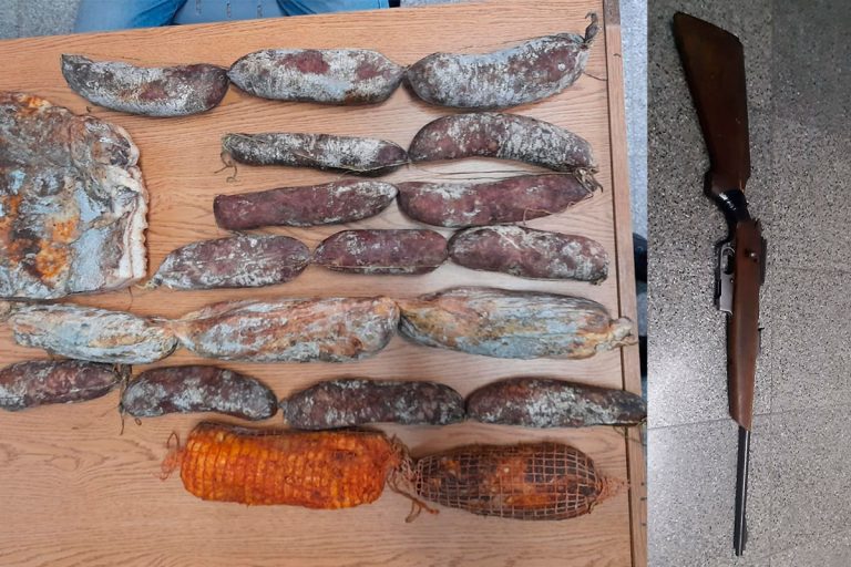 Logran identificar a los sospechosos de un robo en una estancia rural de Eduardo Castex: fiambre casero y una carabina entre lo recuperado