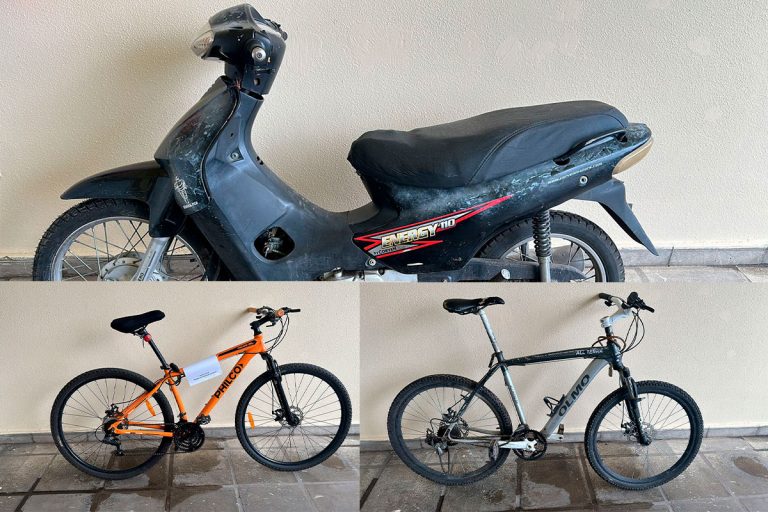 Insólito intercambio en General Pico: roban una motocicleta y dejan una bicicleta en su lugar, ahora buscan a su dueño