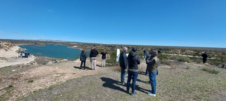 Pistacho: autoridades del EPRC acompañaron recorrida de inversores por Casa de Piedra