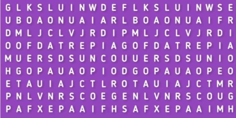 Reto visual del día: muy pocas personas pueden encontrar la palabra “FELICIDAD”