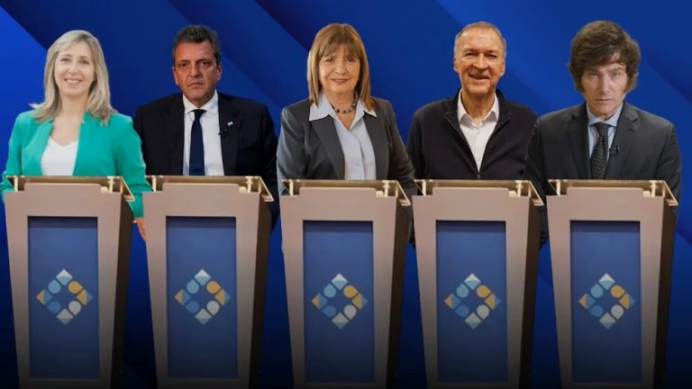 Debate presidencial 2023: El primer cruce en vivo entre los candidatos