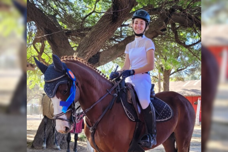 Equitación: Boga Doyhenard terminó sexta en la final federal en el Jockey Club de Córdoba