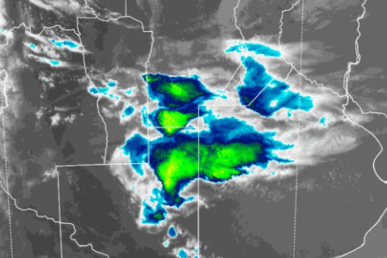 La zona norte pampeana tiene encima la tormenta