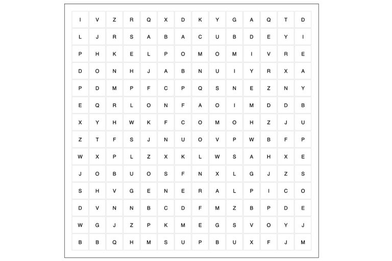 Reto visual del día: solo el 1% encuentra las palabras GENERAL PICO y LA PAMPA  en 10 segundos