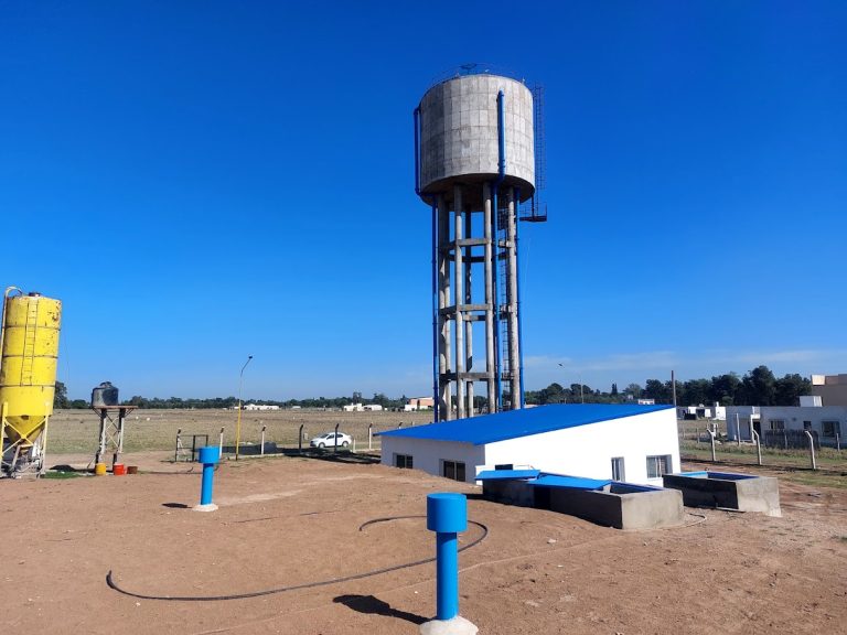 Concluyó la obra de agua potable en el Barrio Los Horneros de Pico