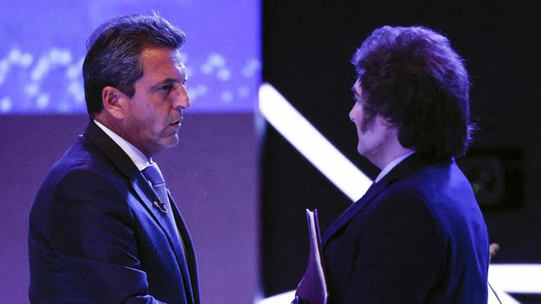 Nueva regla para el debate entre Massa y Milei una semana antes del balotaje