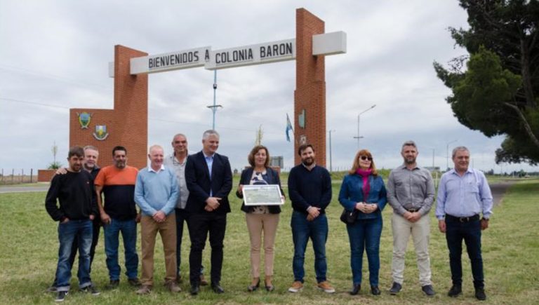 Colonia Barón quedó incorporada a la red de fibra óptica provincial