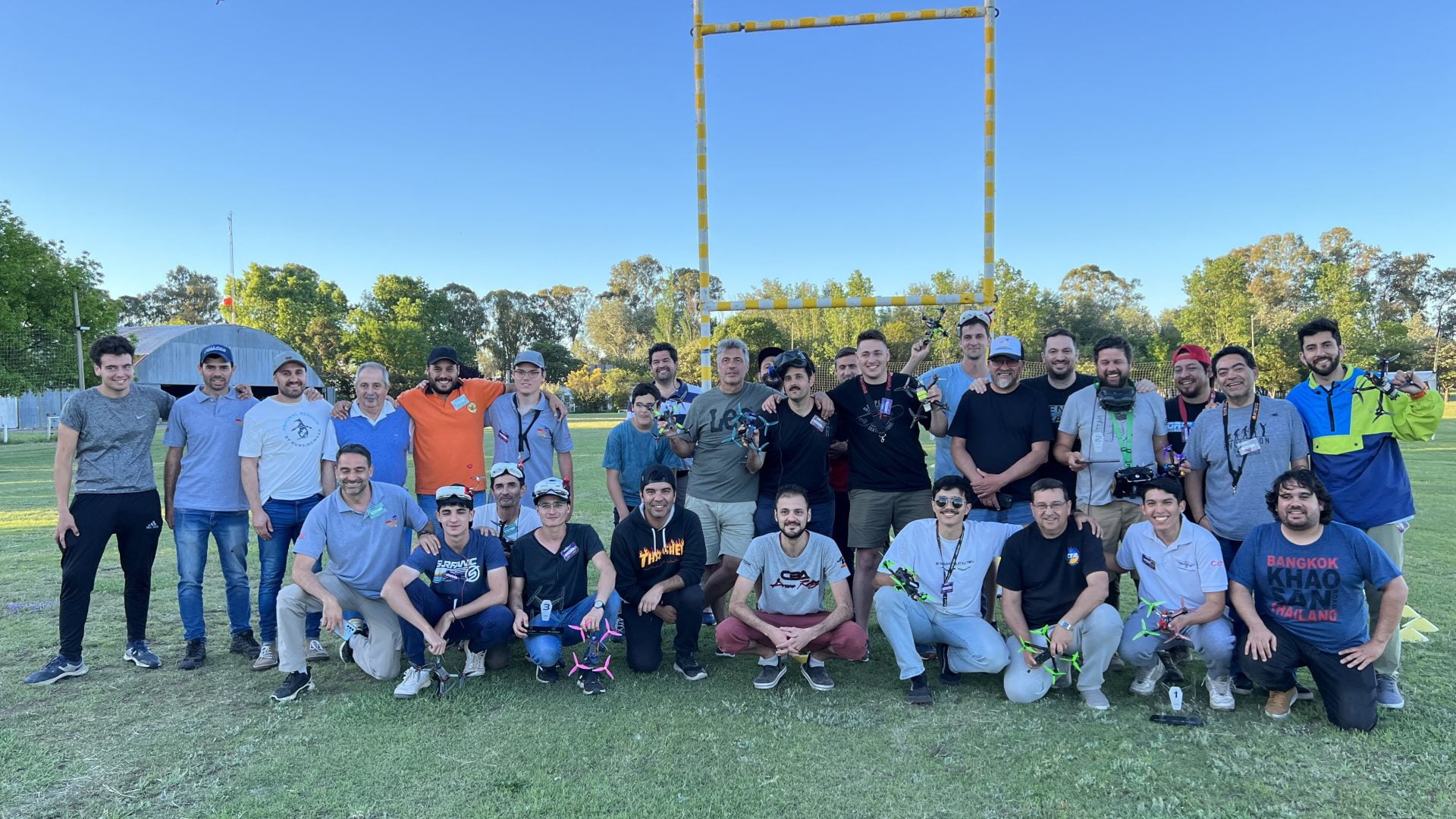 Carrera de Drones en Santa Rosa: el chileno Tomás Faundez se quedó con la Copa
